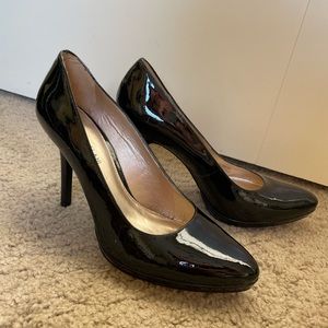 Black Patent Heels - Size 9.5